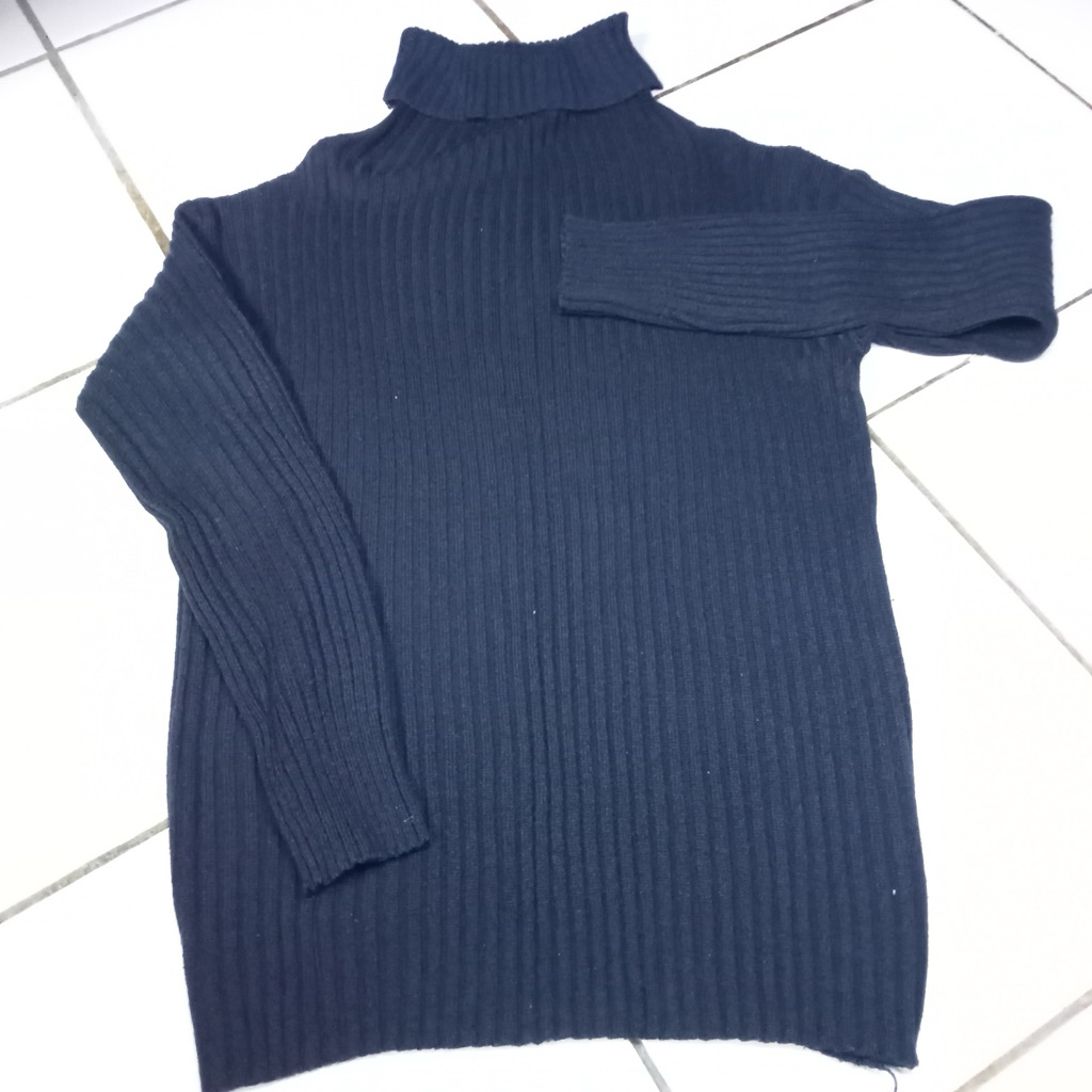 baju inner sweater rajut navy hitam plbyratna