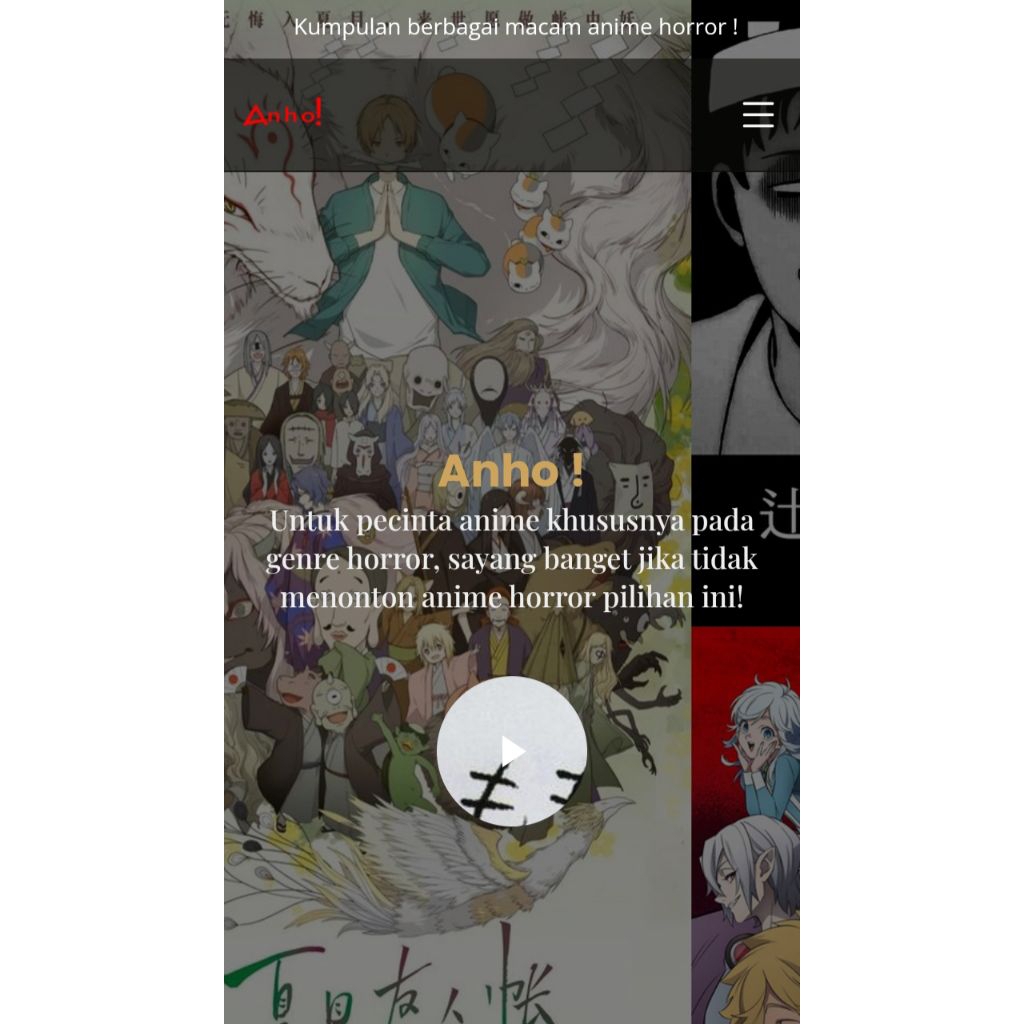 Film & Series Anime Horror Website