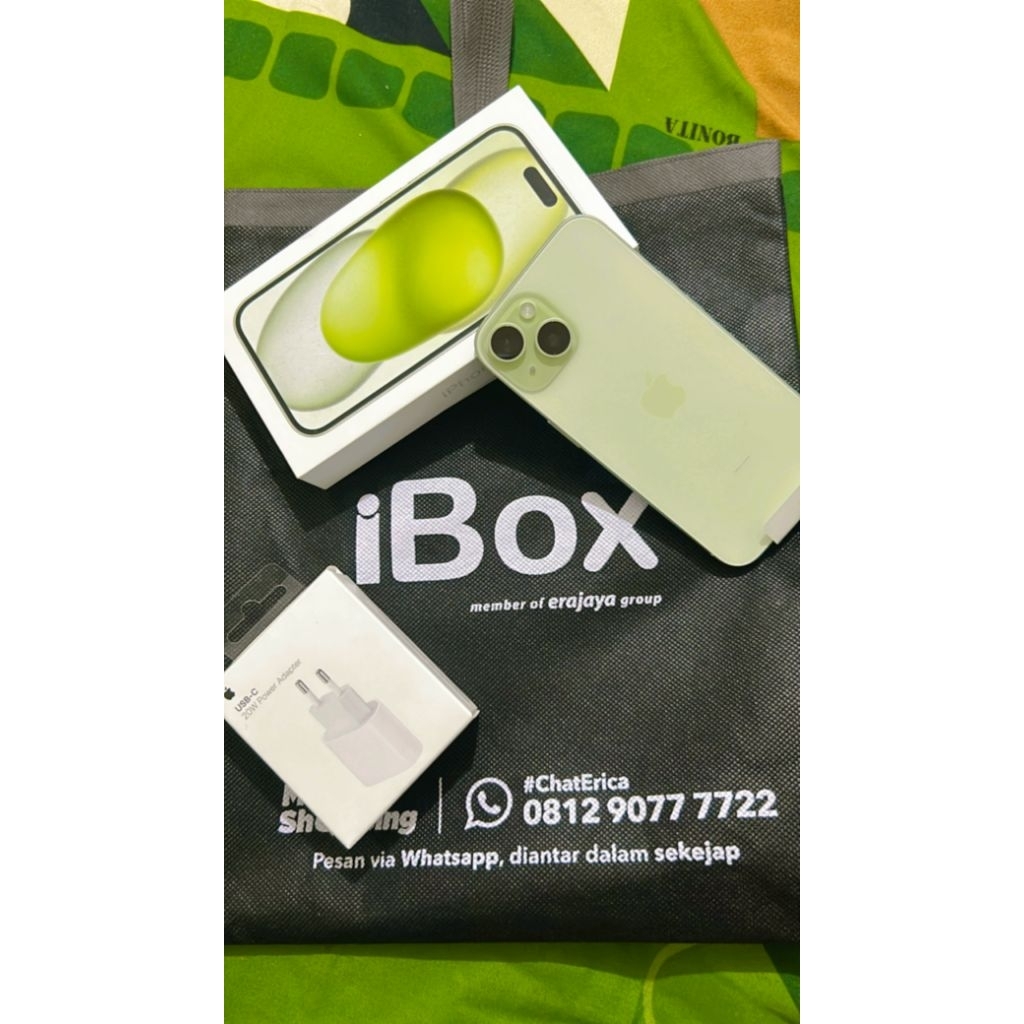 Preloved Iphone 15 128GB ex Ibox