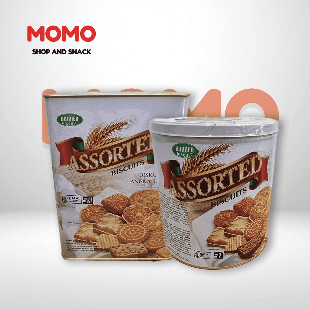 

Borneo Assorted Biscuits Roti Kaleng 350g / 650g