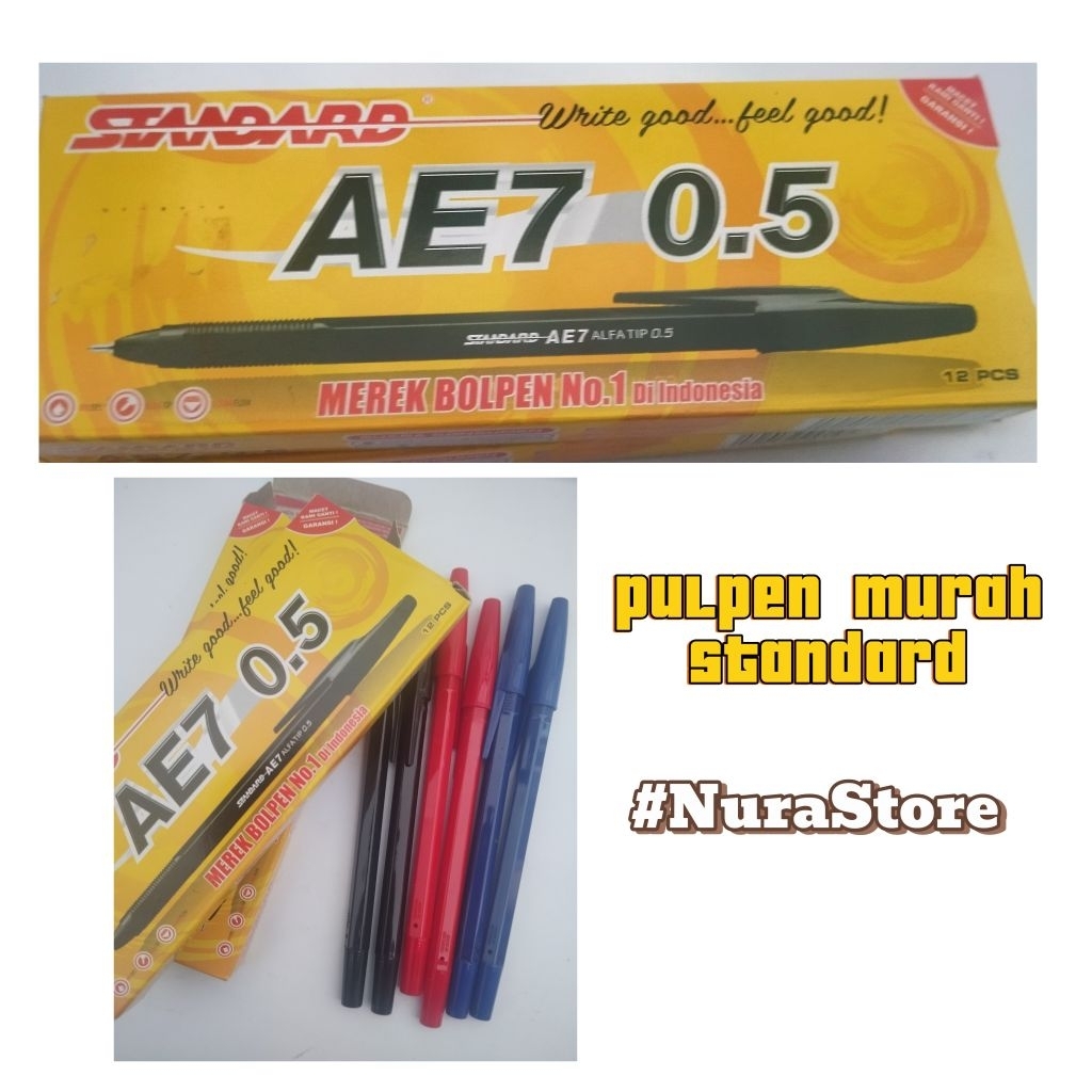 

BULPEN STANDARD AE-7 12 PCS/ BULPEN BULPOIN STANDAR AE7 / AE7 1pak 12pcs