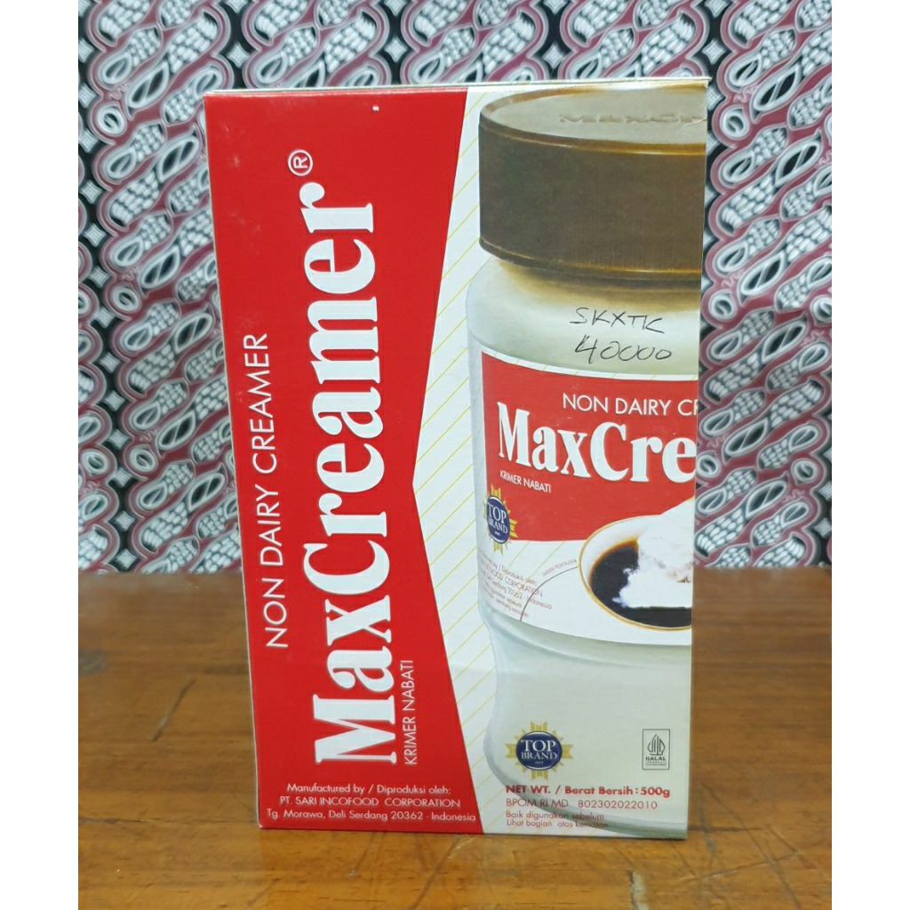 

MaxCreamer non dairy creamer / krimer nabati