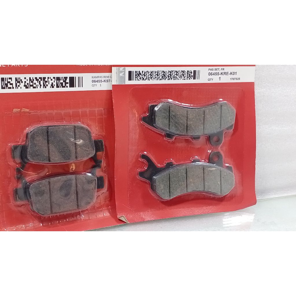 Paket kampas rem depan belakang pcx 150 kampas rem belakang Honda PCX