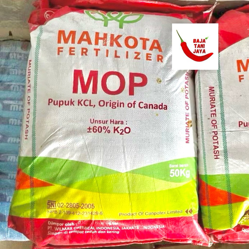 PUPUK KCL MAHKOTA KANADA - untuk Pertumbuhan Tanaman