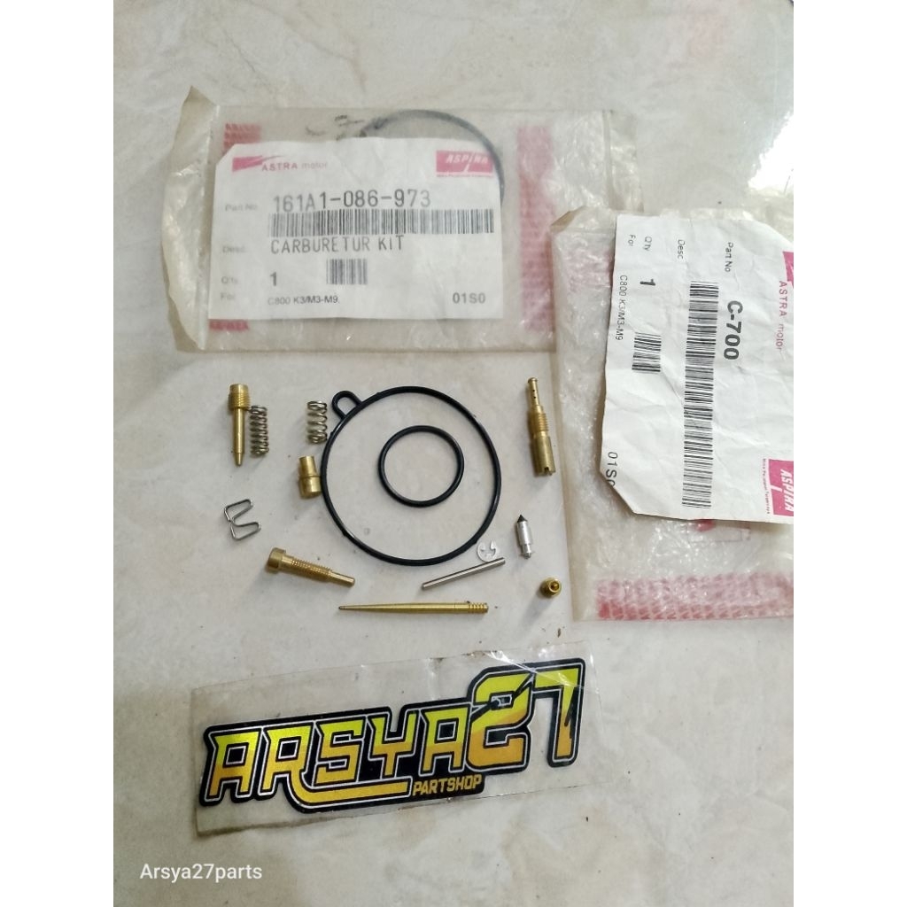 Karburator repair kit Honda C800 c700 aspira original nos