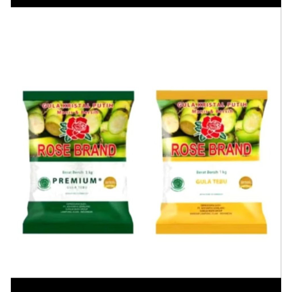 

gula rosebrand gula kemasan 1kg gula premium