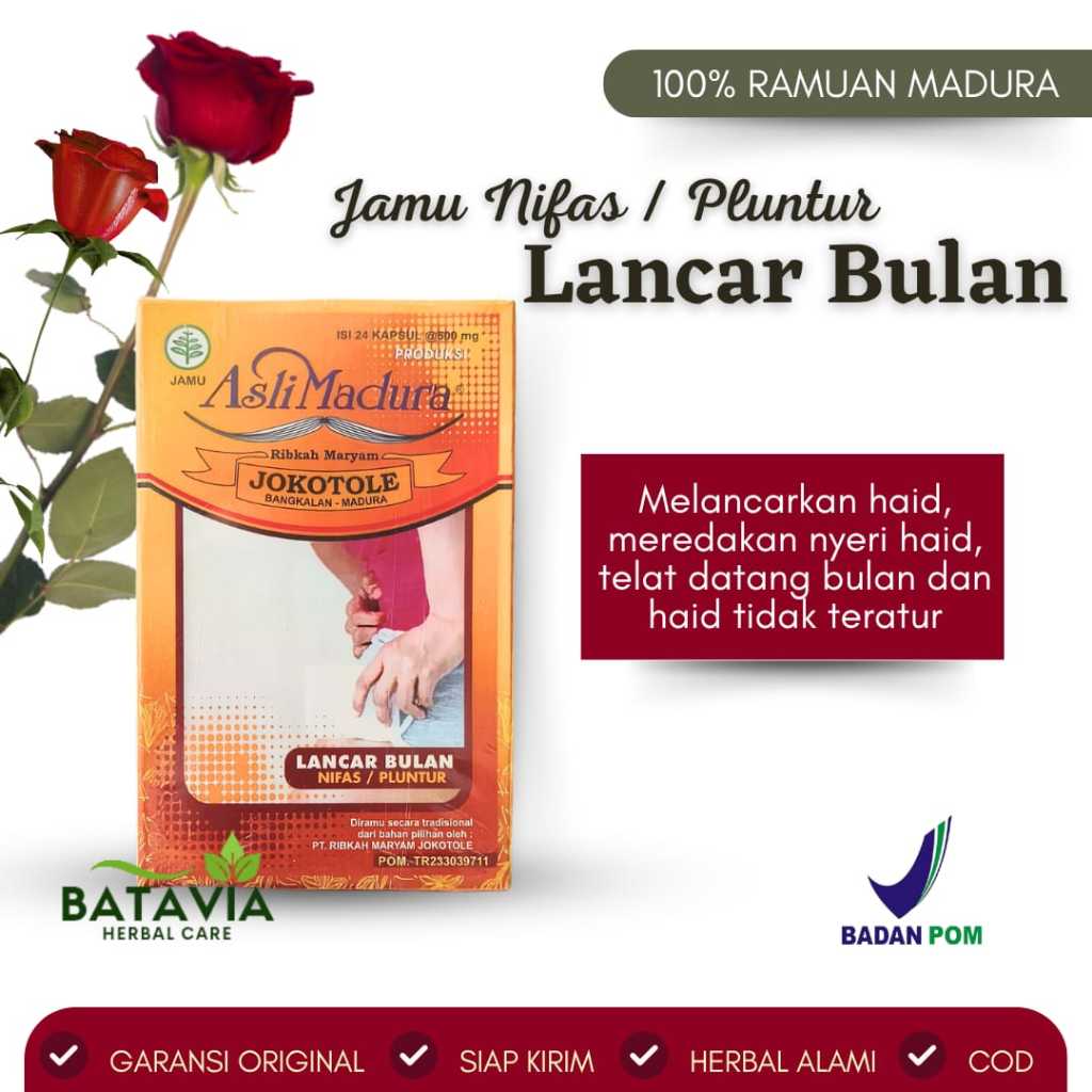 Jamu Nifas Pluntur Telat Datang Bulan Jamu Asli Madura Nifas