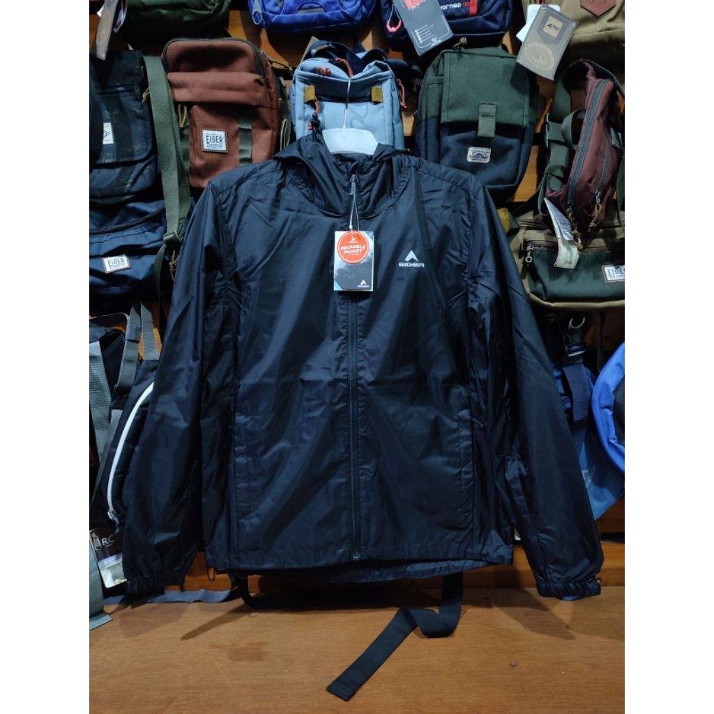 Jaket Shooter Lightweight Hitam Blue