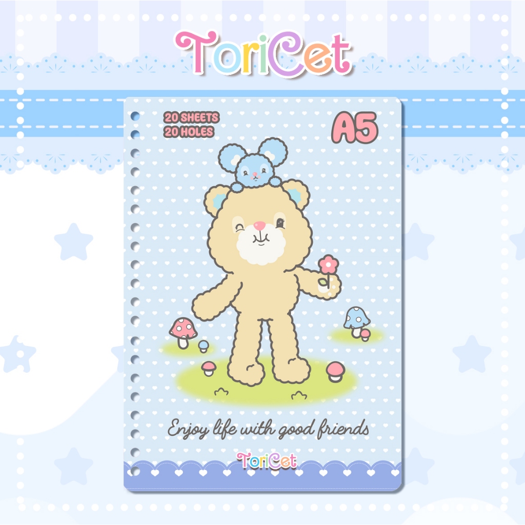 

Loose Leaf / Kertas Binder A5 Toricet - Bear bearcute 05