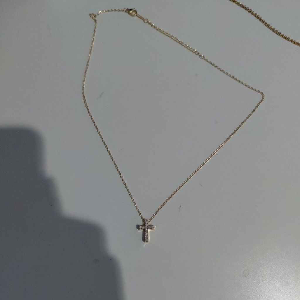 kalung salib liontin kecil