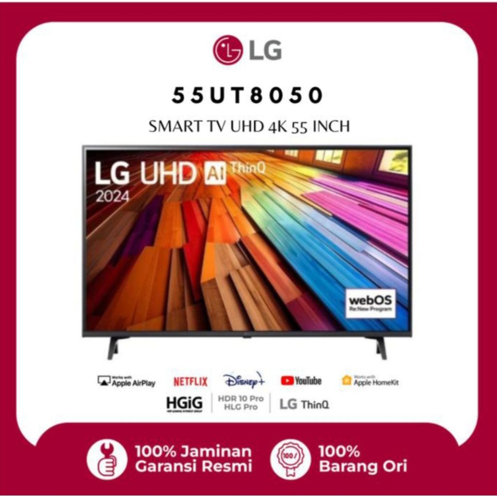 TV LED LG 55INCH SMART TV UHD 4K 55UT8050 TV LED LG 55 INCH SMART TV