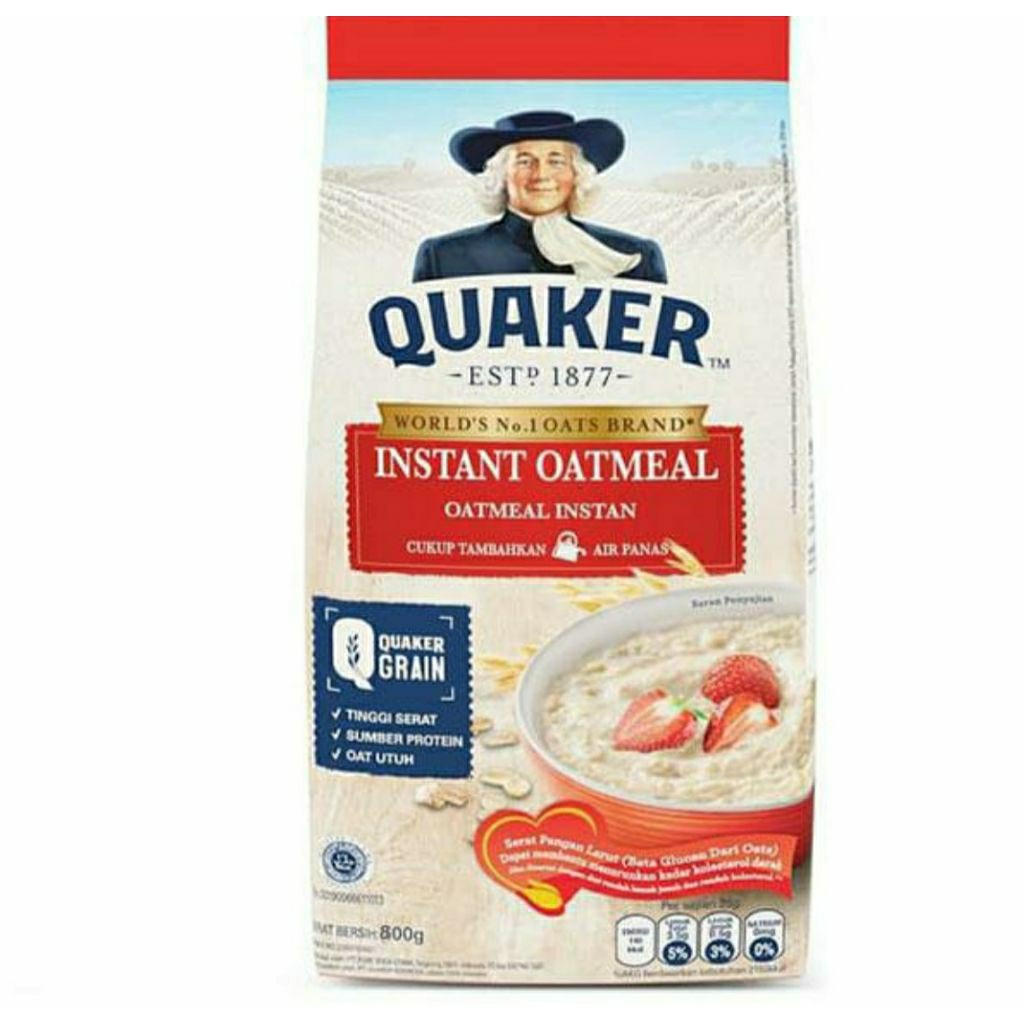 

quaker oatmeal 800 gram seduh