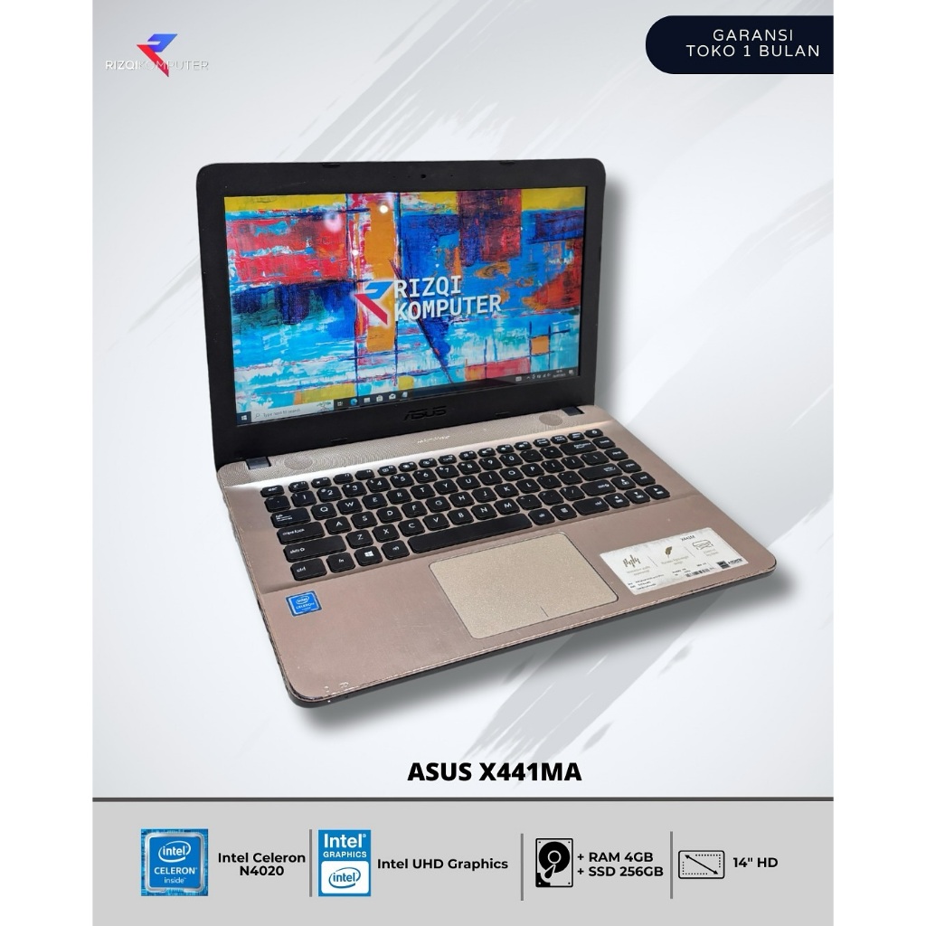 Asus X441MA Intel Celeron N4020 Ram 4GB SSD 256GB sby