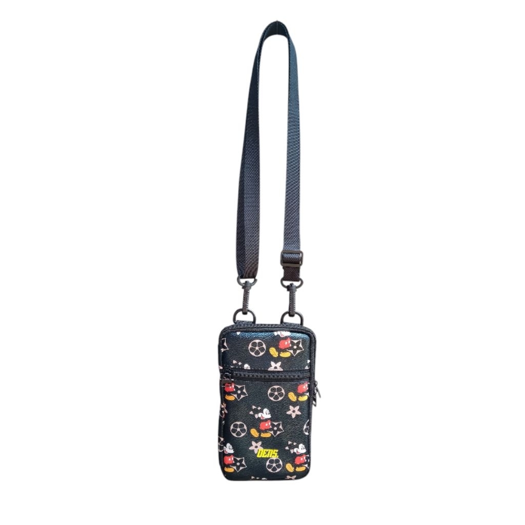 Tas Selempang Mini // Tas HP // Dompet HP motif + Touchscreen