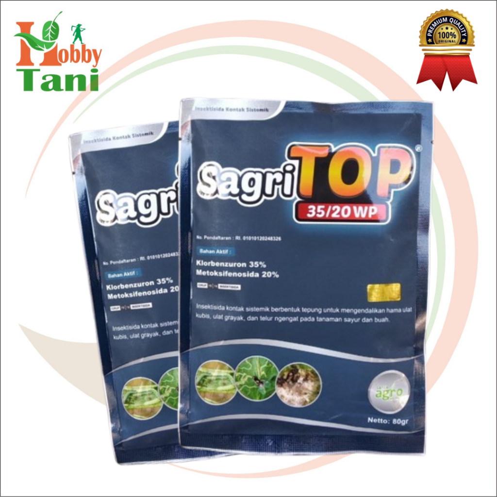 INSEKTISIDA SAGRI TOP 80 GR PEMBASMI HAMA ULAT GRAYAK / Sagri Top Bawang Merah