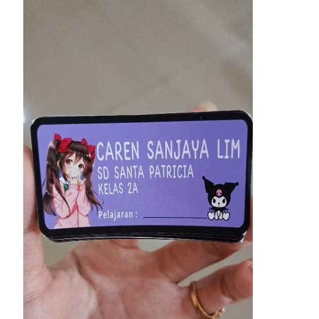 

Stiker custom karakter / foto pribadi