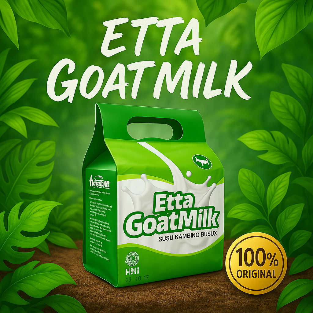 

Etta Goatmilk Susu Kambing Etawa Murni Tanpa Pengawet & Gula Tambahan