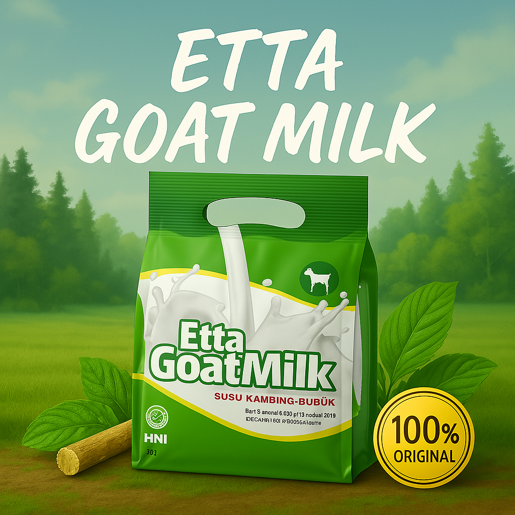 

Etta Goatmilk Susu Kambing Etawa Rasa Enak Aman untuk Balita & Anak
