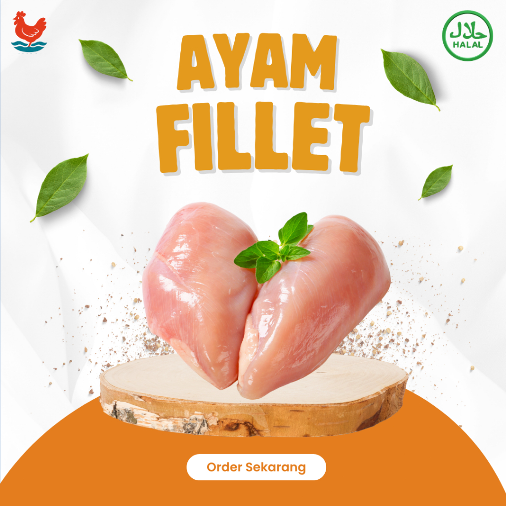 

Dada Ayam Fillet / Paha Ayam Fillet 500gr / 1Kg Fresh Cirebon