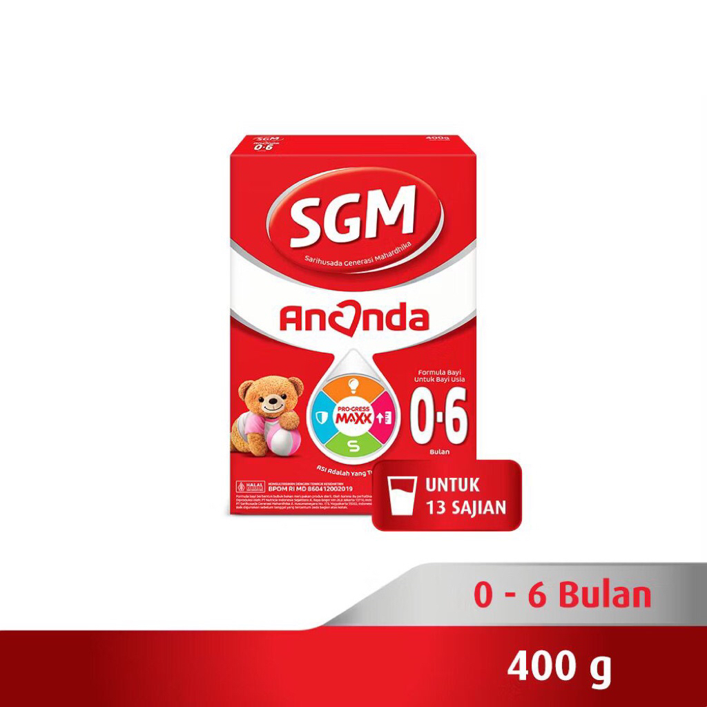 SGM Ananda 0-6 Bulan 400gr | Susu Formula Bayi