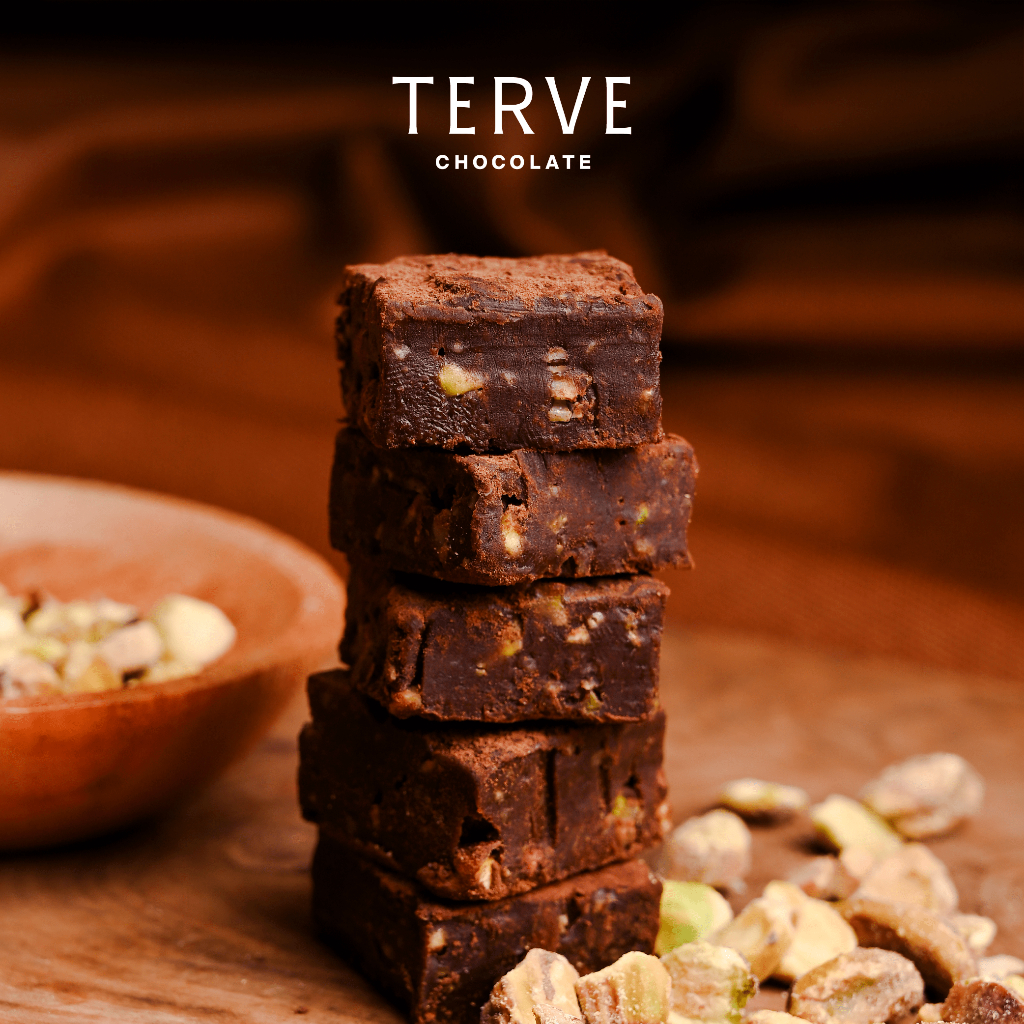 

TERVE - Creamy Nama Dark Milk Pistachio Chocolate