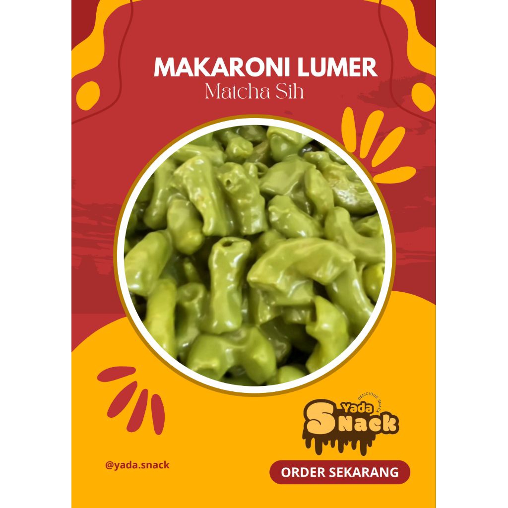 

Makaroni Lumer Rasa Matcha
