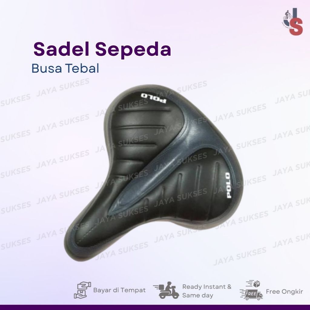 Sadel sepeda empuk lebar / Sadel Sepeda lipat BMX Mini / Sadel sepeda Polo / Sadel berkualitas busa 