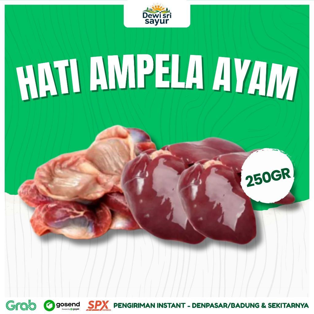 

Hati Ampela Ayam 250gr – Dewi Sri Sayur