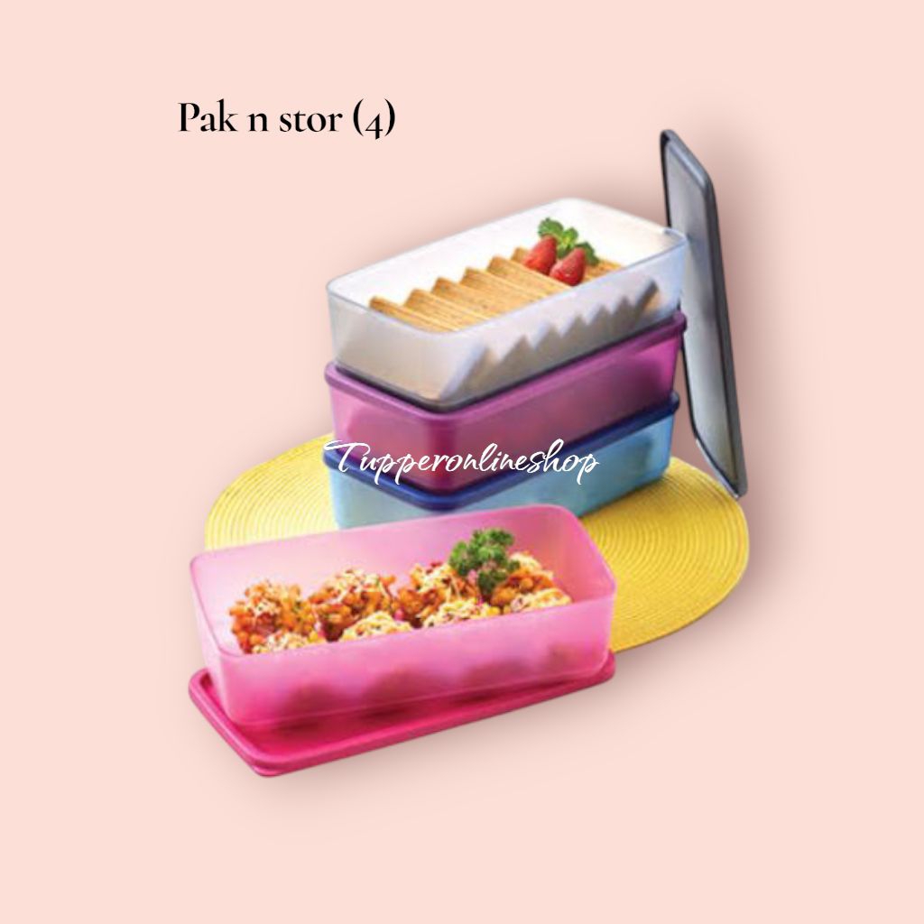 Pak n store tupperware / tempat penyimpanan makanan tupperware