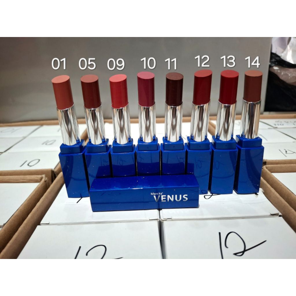 by Cosmetic Kimia Farma | Lipstik Long Lasting Marcks | Mask Proof Matte Smooth Texture Velvet VENUS