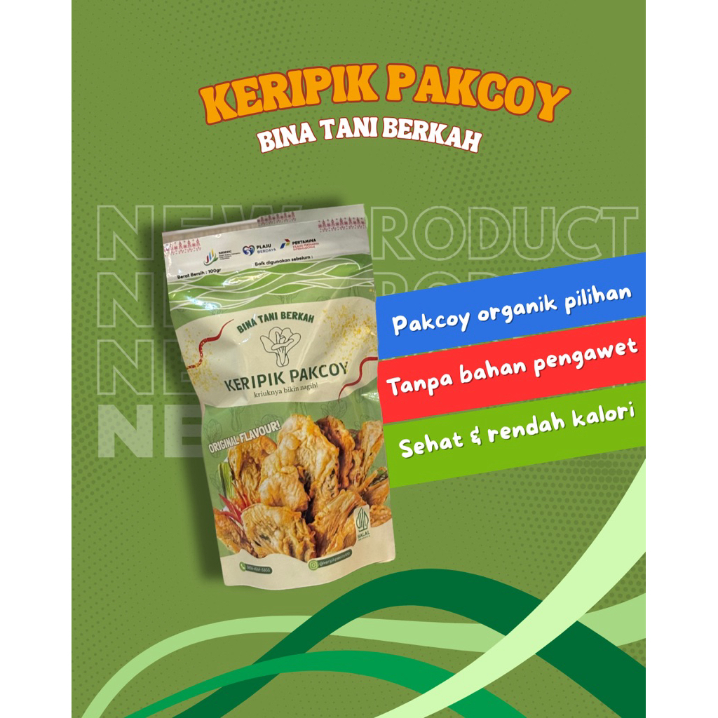 

keripik Pakcoy organik