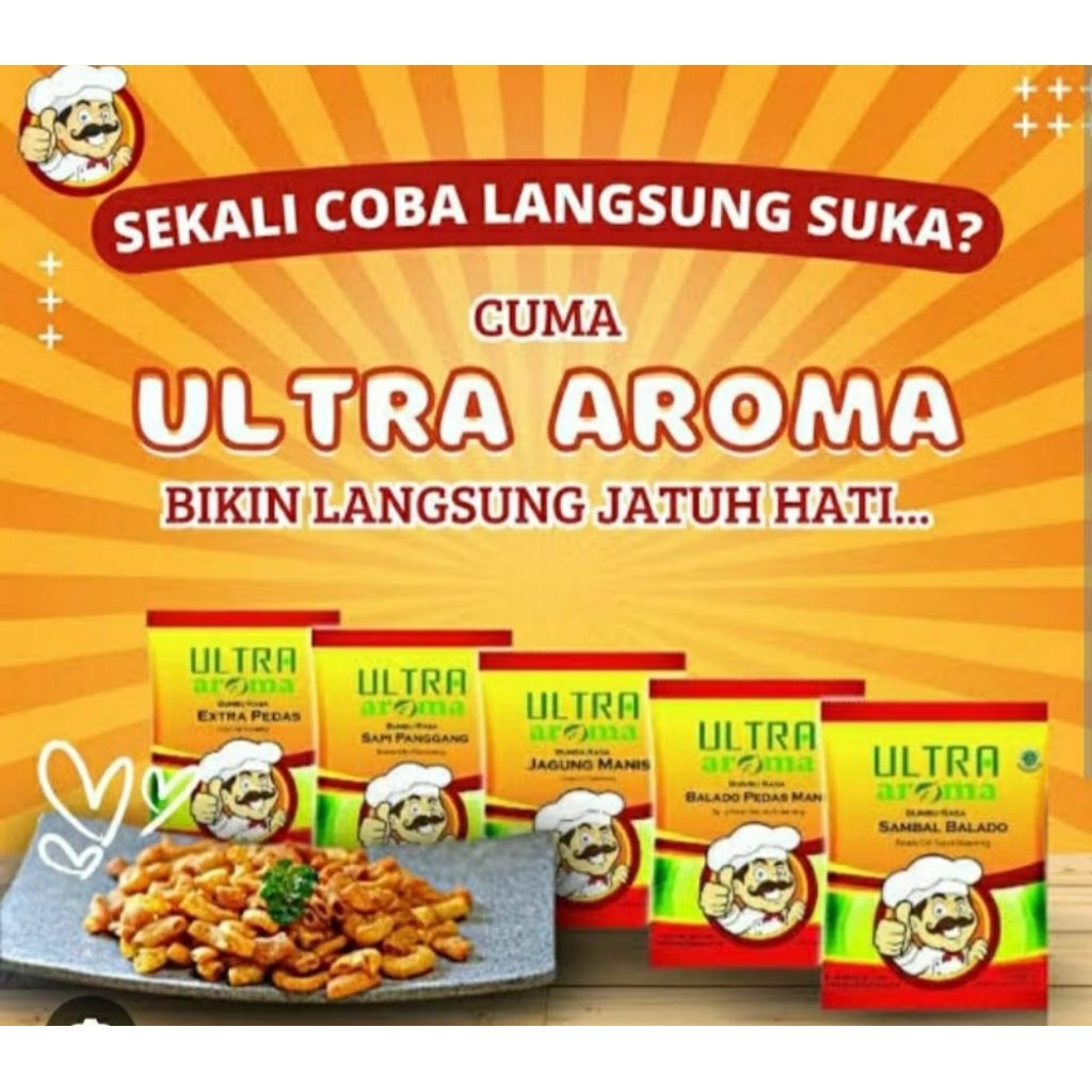 

Ultra Aroma Bumbu Tabur Balado BBQ Jagung Bakar Jagung Manis