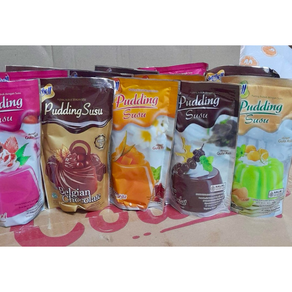 

Nutrijell Puding Bubuk dengan Susu 145gr - VARIAN MIX