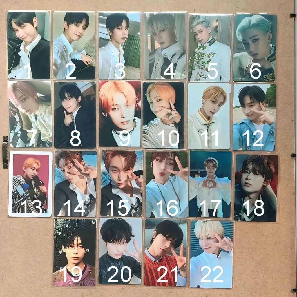 official photocard enhypen sunoo border day one hakanai carnival manifesto you senkou dark orange bl