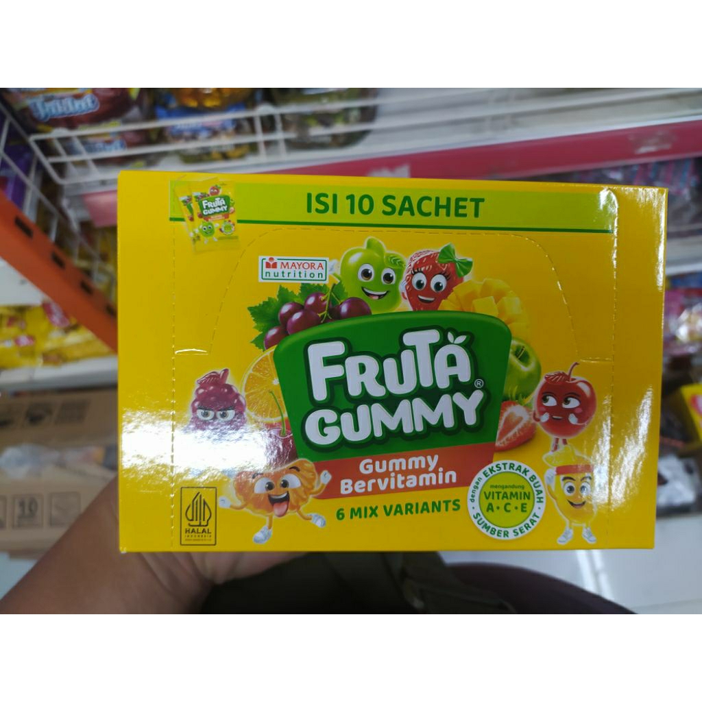 

Fruta gummy 22gr (10pcs)