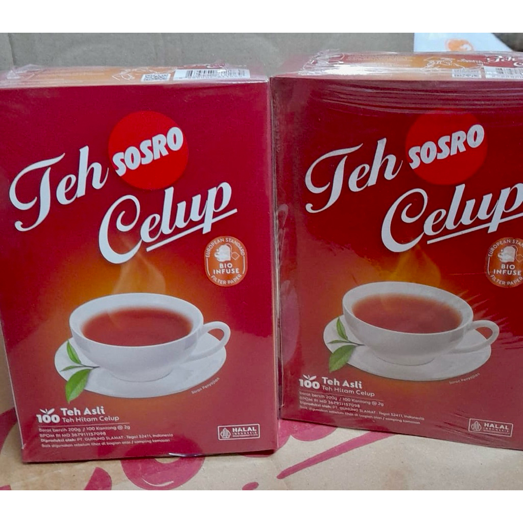 

SOSRO Teh Celup 100 pcs / Teh Celup 100 Sachet