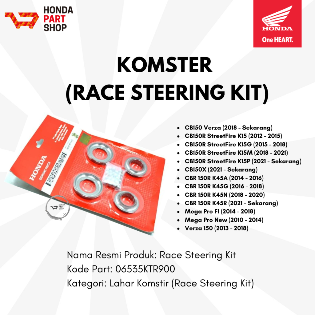 06535KTR900 Komster (Race Steering Kit) Honda