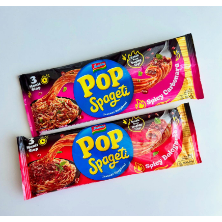 

INDOMIE POP Spageti 80/84gr Spicy Bolognese Carbonara
