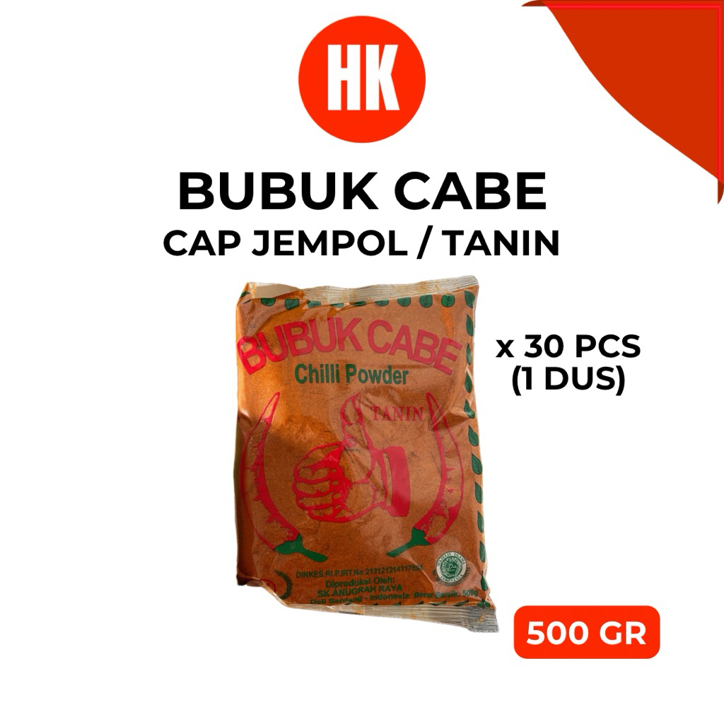 

TANIN CABE JEMPOL 500 GR GRAM (1 DUS = 30 PCS)