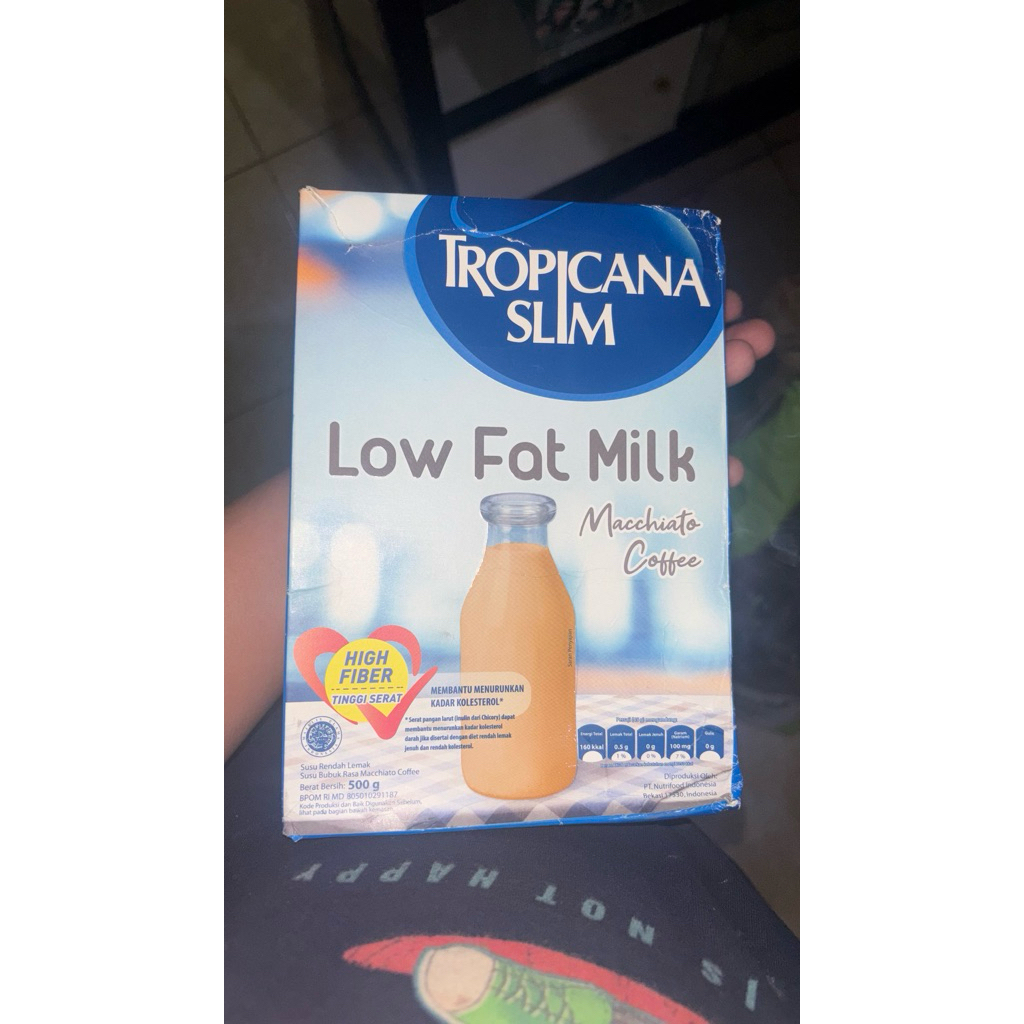 

Tropicana Slim Low Fat Milk 500gr Machiato coffe