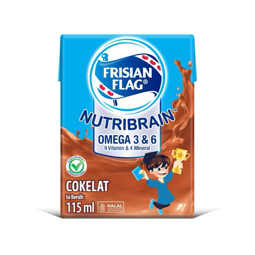 

UHT FRISIAN FLAG NUTRIBRAIN COKELAT 115 ml 1 karton (36 pcs)