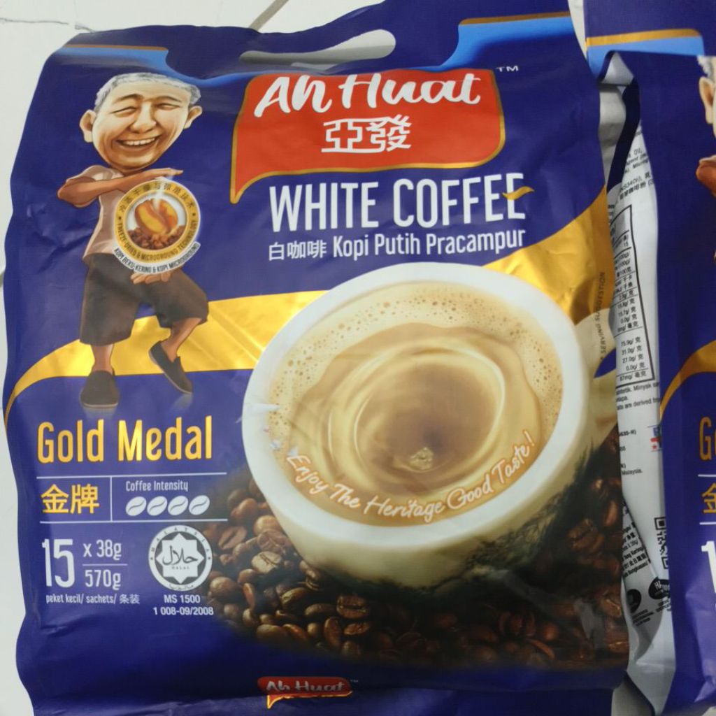 

ah buat white coffee gold medal
