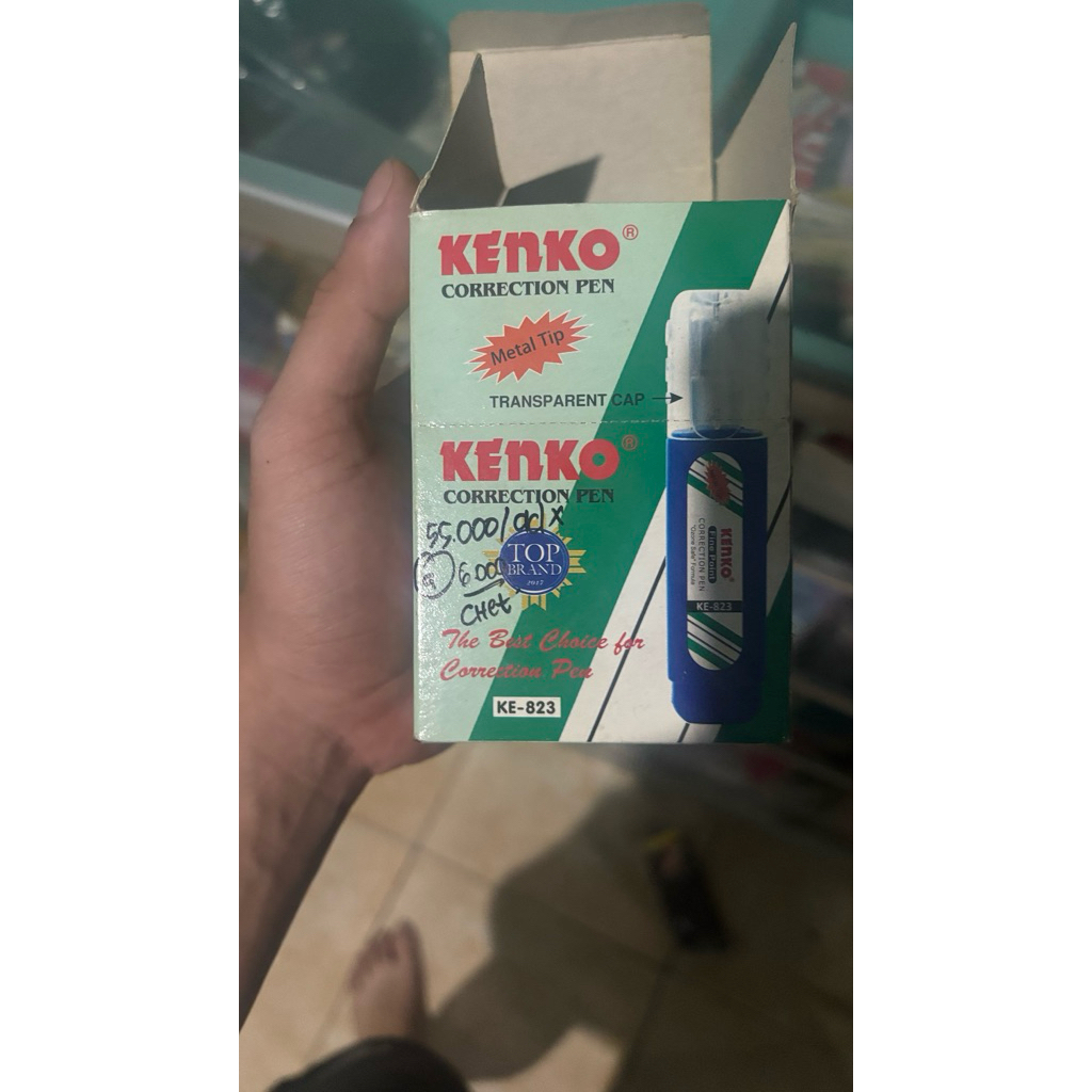 

Kenko Correction Tape Metal tip Transparent cap ke-823