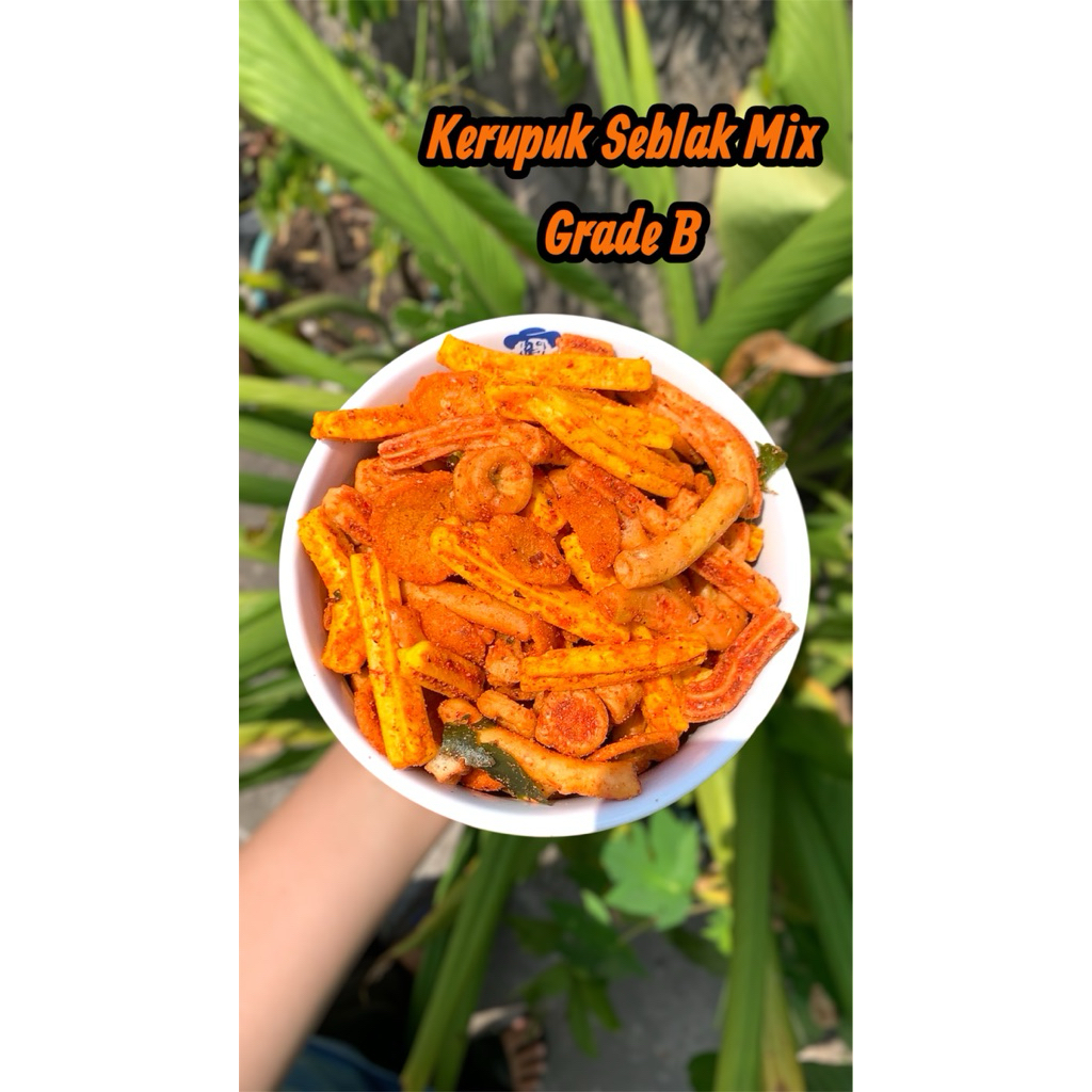 

SEBLAK MIX GRADE B ENAK VIRAL 500 gram