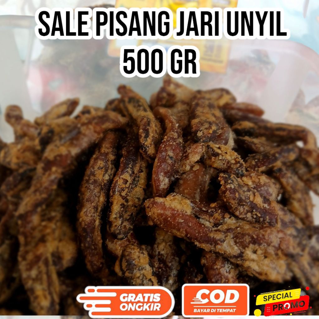 

sale pisang jari unyil Kemasan 500gr Pisang Madu manis alami