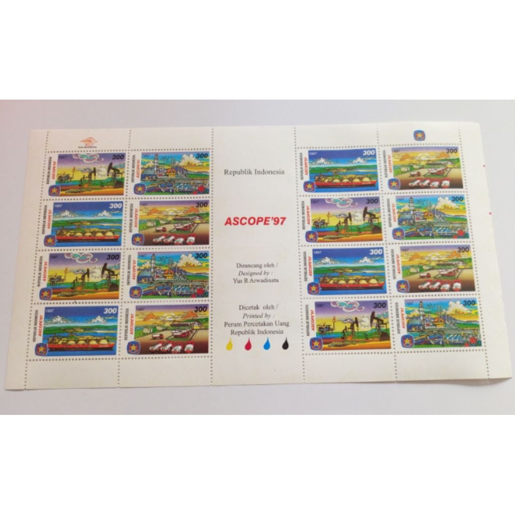 

1 Set Perangko Seri Ascope Tahun 1997
