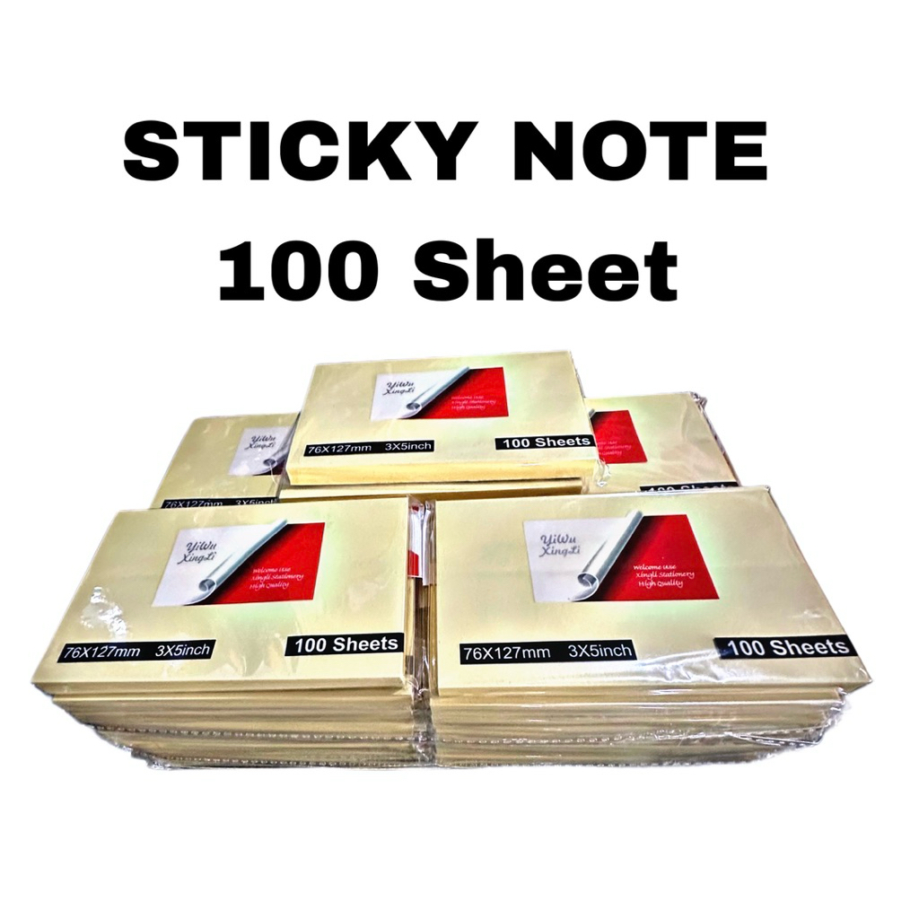 

Sticky Note Kuning 76 mm x 101 mm / 76 mm x 127 mm 100 lembar