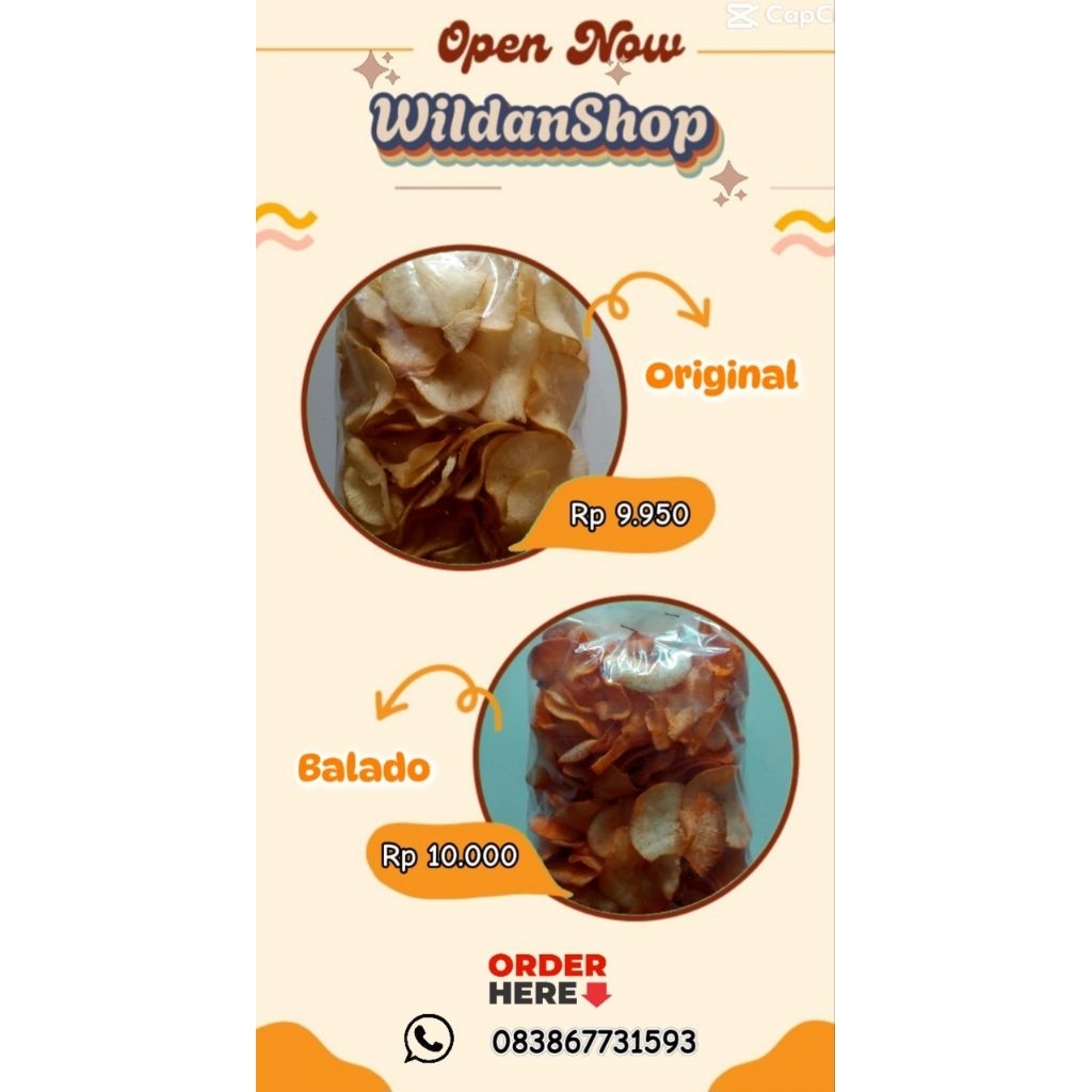 

Keripik singkong Ori&Balado