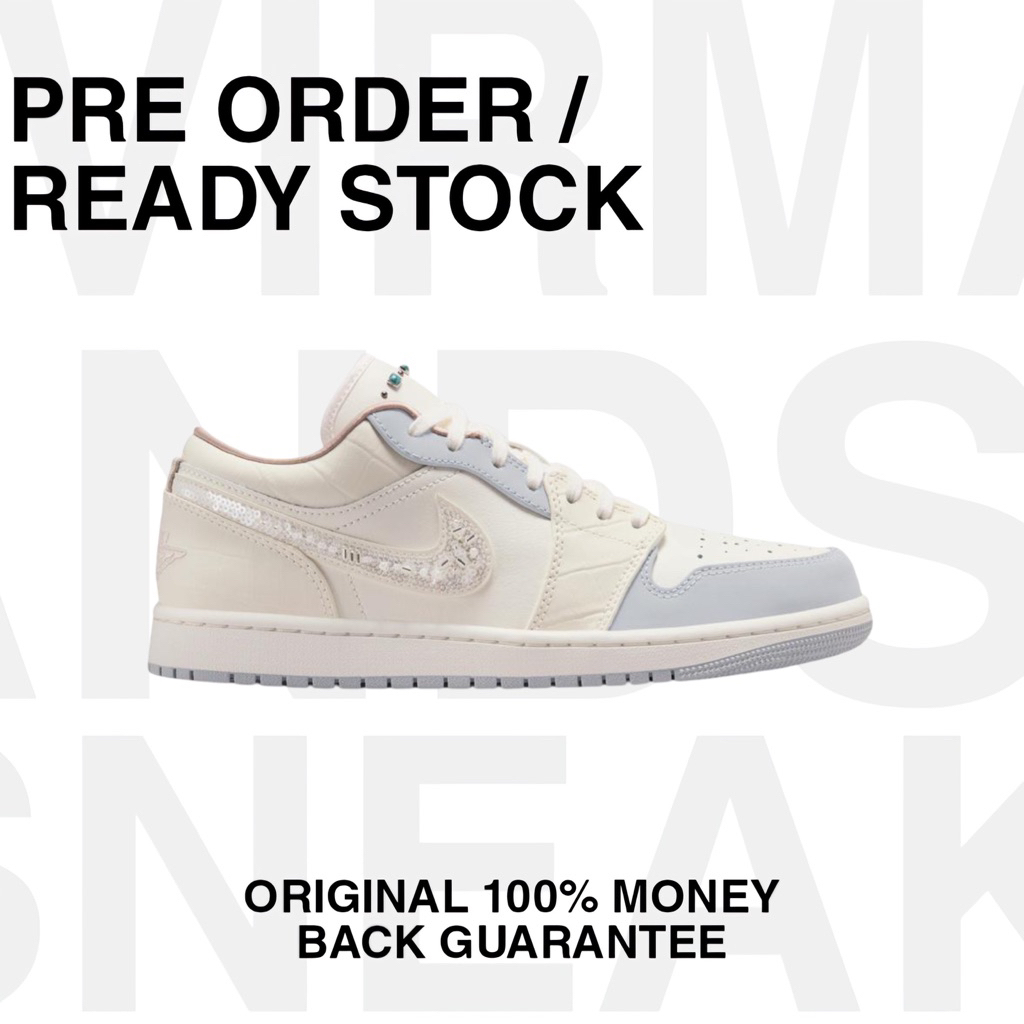 Nike Air Jordan 1 Low Sail Soft Smoke Grey