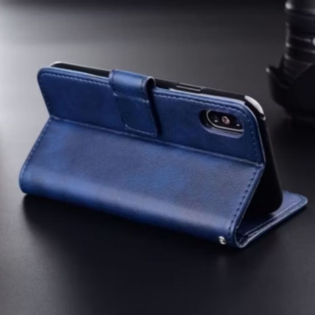 CASE DOMPET LIPAT KULIT VIVO Y12 Y12I Y15 Y17